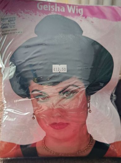 Geisha fancy dress wig
