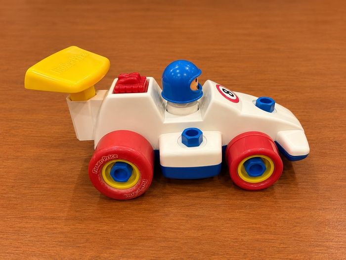 Vintage Fisher Price racing car