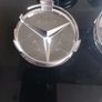 Chrome Mercedes centre caps - FREE POST Image 2