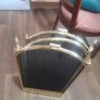 New 3 Way Brass Spark Guard for Open Fireplace, in Box only taking out for photos Image 7