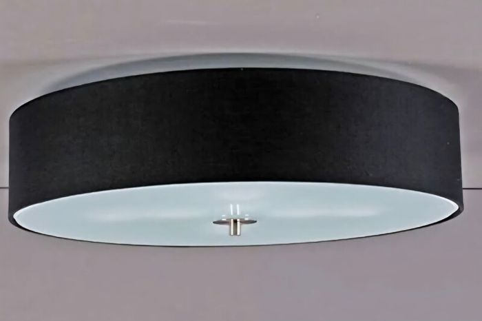 Large black ceiling light