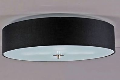 Large black ceiling light