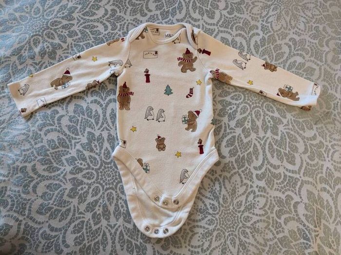 M&S Christmas set 9-12M