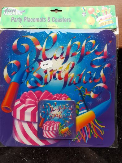 New Children's Party Placemats and Coasters Sets