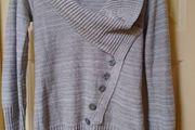 Grey Cowl Neck Jumper.Size 12.
