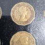 Brass Threepence Coin Set: 1953-1967 Elizabeth II, 12-Sided Coins Image 2