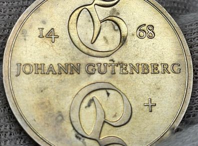 GERMANY  SILVER 1968 10 Mark Beautiful Uncirculated Swirling Lustre GEM BU