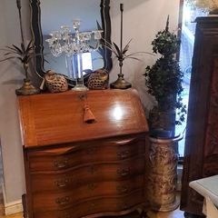 Antique Mid Century Bureau Desk Rare
