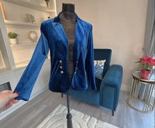 Brand New Royal Blue Blazer from Vila. Size Small UK 8 / EU 36
