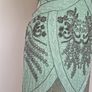 Green beaded frock & frill dress Image 4