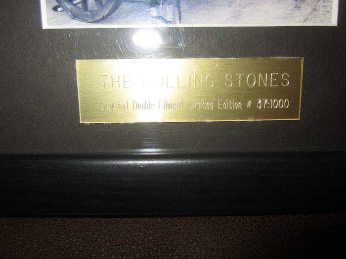 Rolling stones original double filmcell limited edition