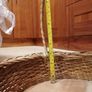 Basket with handle, woven wicker Image 3
