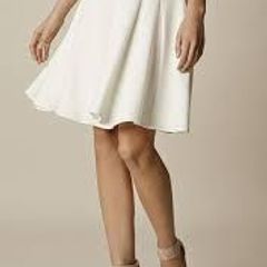 New with Tags Karen Millen Fluid Tailoring Ivory Skirt RRP 175