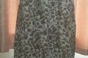 River Island maxi green khaki dress size UK14 EU42 Postage included