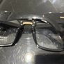 Fancy stylish trendy glasses. Large frame Image 2
