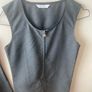 2 M&S grey pinafores (as new) age 9-10 Image 4