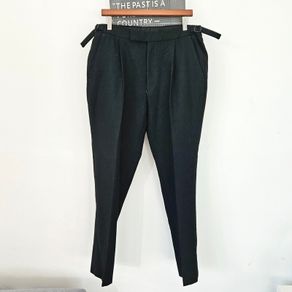 Magee Ireland black woolen smart full length trousers women 12 14