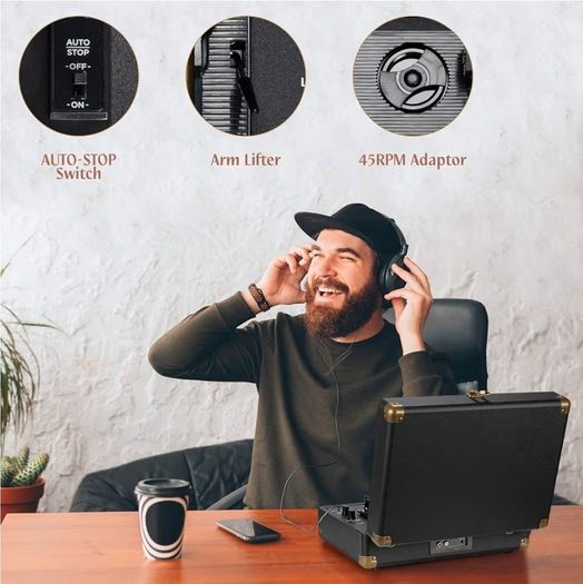 Bluetooth Record Vinyl turntable