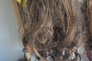 2 x synthetic hair pieces reduced