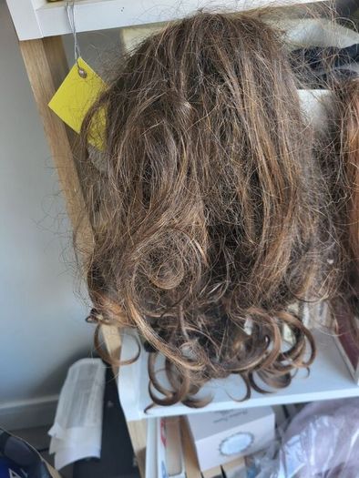 2 x synthetic hair pieces reduced