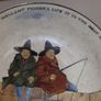 Rare and extremely collectible Royal Doulton large bowl, "Gallant Fishers" series (1910s-1930s) Image 5