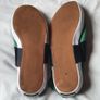 puma canvas eco ortholite trainers size 11 green/white in great condition Image 7