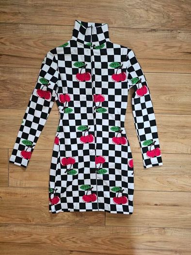 House Of Holland Cherry Print Dress