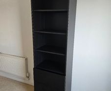 IKEA Besta Black/Brown Cabinet with Two Drawers