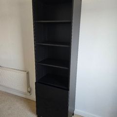 IKEA Besta Black/Brown Cabinet with Two Drawers