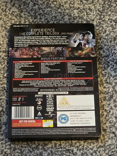 Steelbook Back to the Future Trilogy