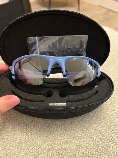 Oakley Flak Jacket XLJ - Light Blue/White