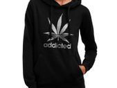 Addicted Marijuana Cannabis Plant Funny Dope Weed Pot Hoodie