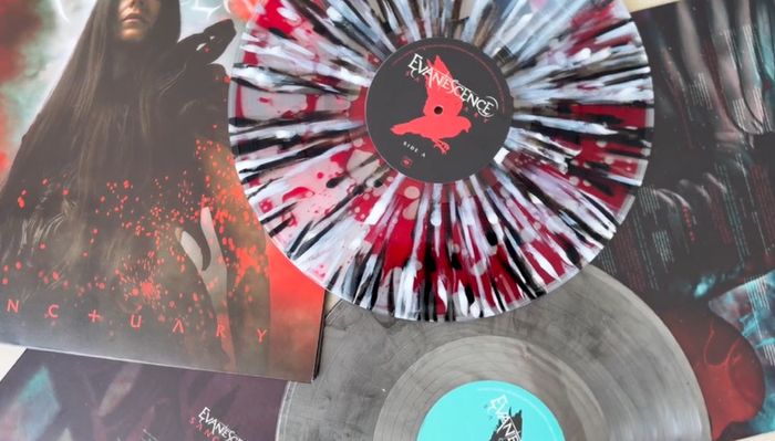 Evanescence - Sanctuary limited edition liquid filled vinyl LP