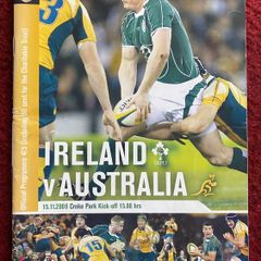 2009 Ireland v Australia - November International Programme
