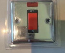 Oven mains switch