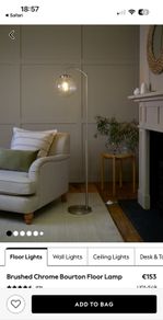 Next Floor Lamp Nearly New