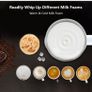 NEW Automatic Hot and Cold Milk Frother Warmer for Latte, Foam Maker for Coffee, Hot Chocolates, Cappuccino Image 3