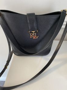 Ralph Lauren Black cow leather bag( as new condition)