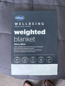 Silentnight Grey Weighted Blanket 6kg 125cm x 180cm single