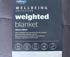 Silentnight Grey Weighted Blanket 6kg 125cm x 180cm single
