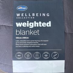 Silentnight Grey Weighted Blanket 6kg 125cm x 180cm single