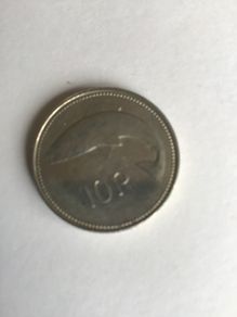 Irish 10 pence coin