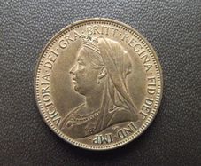 1897 Great Britain. Victoria. Half Penny. Superb Condition!