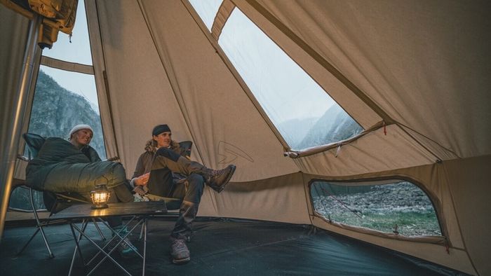 Robens Settler Sky Bell Tent 10 Person massive roof windows
