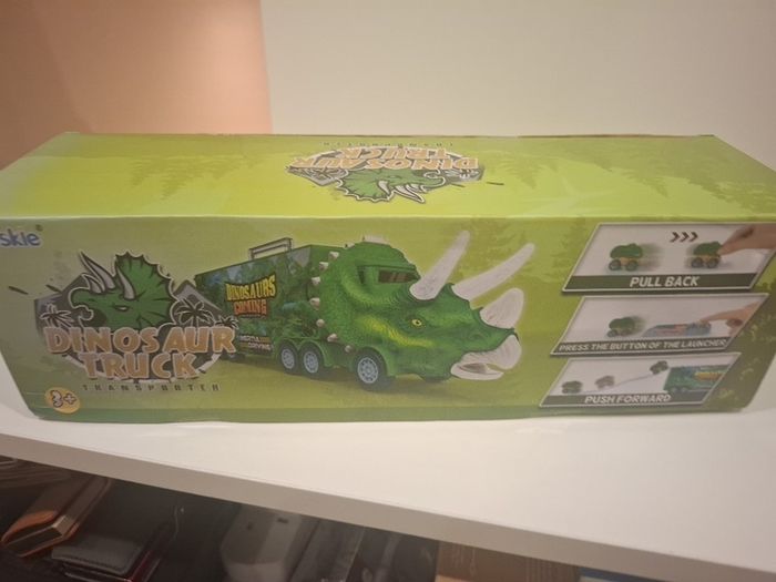 Dinosaur kids transport truck