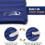 Inflatable Double Camping Mat with Foot Pump, Ultralight Air Camp Mattress 120cm 140cm for 2 Person, Compact and Moistureproof Sleeping Mat for Hiking, Backpacking, Hammock, Tent (FREE POSTAGE) Image 6