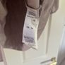 Taupe sheer sleeve top Image 4