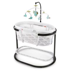 Fisher-Price Soothing Motions Bedside Bassinet (Falling Leaves)