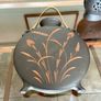 Vintage Mid Century Wormser Terra Sigillata Ceramic Hanging Wall Vase West Germany Image 6