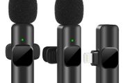 New Wireless Lavalier Microphone Portable Audio Video Recording Mini Mic for IOS iPhone Live Broadcast Gaming Phone Mic